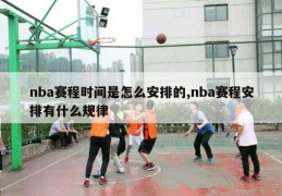 nba赛程时间是怎么安排的,nba赛程安排有什么规律