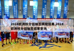 2024欧洲杯分组抽签揭晓结果,2024欧洲杯分组抽签结果查询