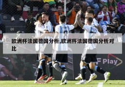 欧洲杯法国德国分析,欧洲杯法国德国分析对比