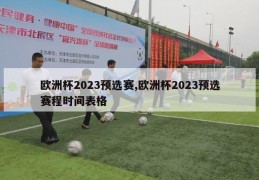 欧洲杯2023预选赛,欧洲杯2023预选赛程时间表格